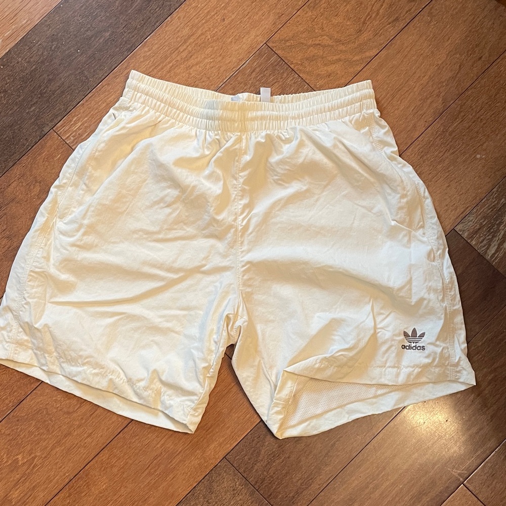 Adidas Cream Sports Shorts